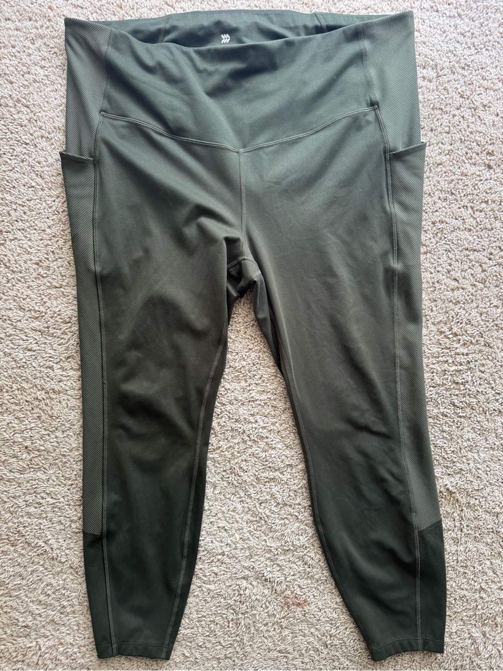 All in Motion Dark Green Athletic Leggings 2X